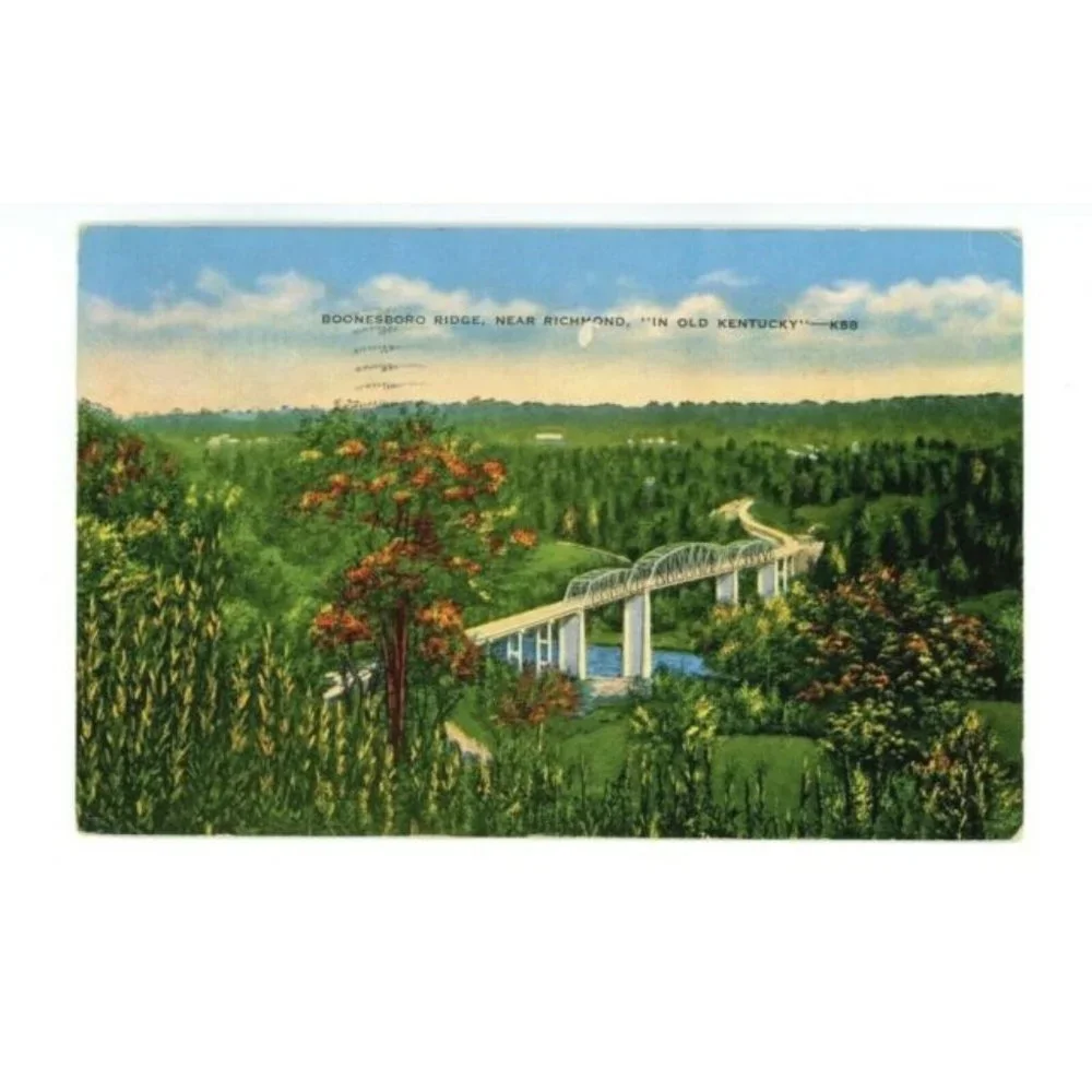 Vintage‎ Postcard Boonesboro Ridge Richmond Kentucky United States Posted USA